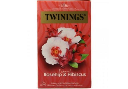 Twinings Infusions Rosehip Hibiscus 20 ST