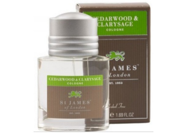 St James of London Cologne Cedarwood Clarysage 50ml