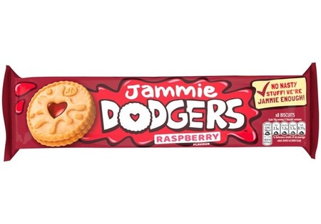 Burtons Jammie Dodgers raspberry 140 g