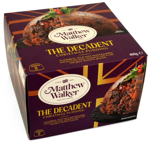Matthew Walker Decadent Christmas Pudding 800G
