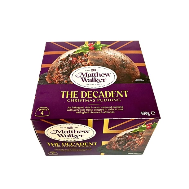 Matthew Walker Decadent Christmas Pudding 400G