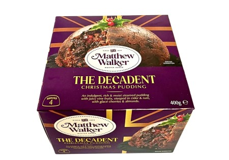 Matthew Walker Decadent Christmas Pudding 400G