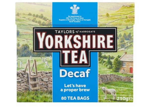 Yorkshire Decaffeinated Tea Bags 80s