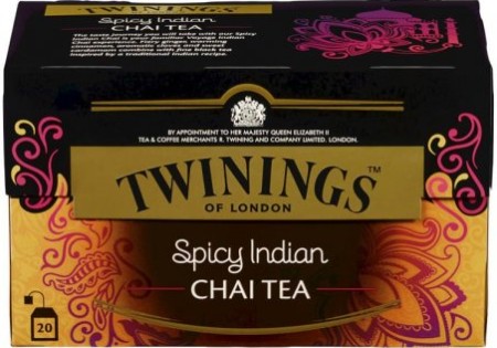 Twinings Zwarte thee Spicy Indian Chai 20s