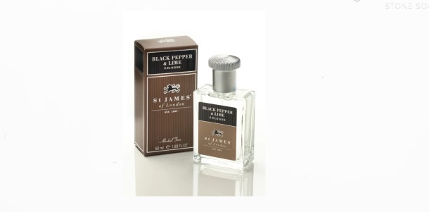 St James of London Cologne Black Pepper & Lime