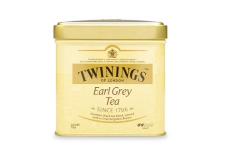 Twinings Zwarte Thee  Earl Grey losse thee in blik 500gr