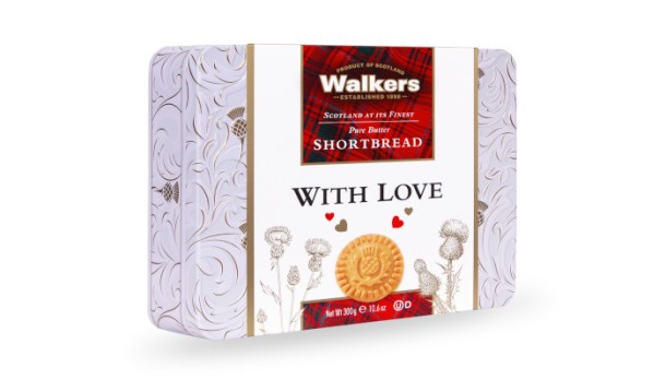 Walkers Shortbread 'With Love' tin 300G