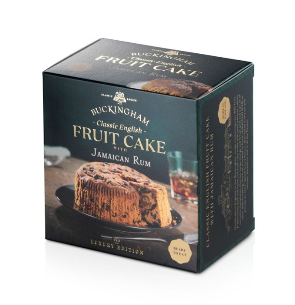 BUCKINGHAM Classic English Fruit Cake with Spiced Rum 280g