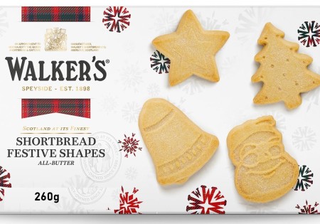 Walkers Shortbread Festive Shapes 175g