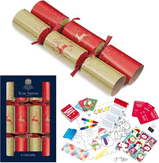 Christmas Crackers 12.5" X 8 Contemporary Family Tom Smith