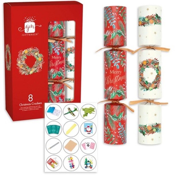 Christmas Crackers 12" X 8 Traditional Foliage