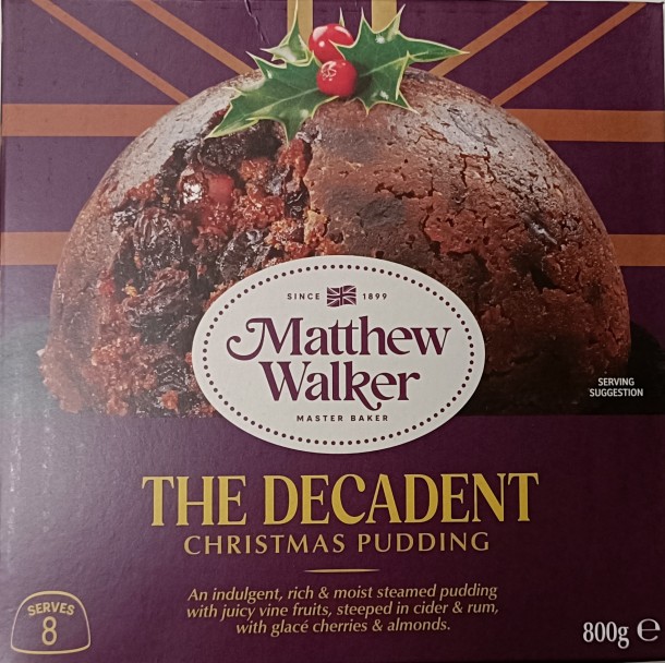 Walkers The Decadent Christmas Pudding 800gr