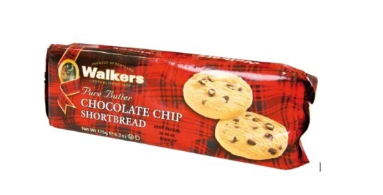 Walkers Chocolate Chip Shortbread (carton) 175 gr
