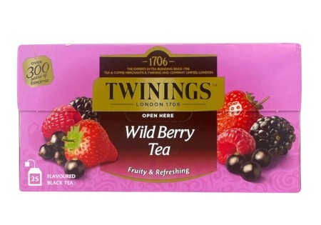 Twinings Zwarte Thee Wilde Bessen 25 zakjes