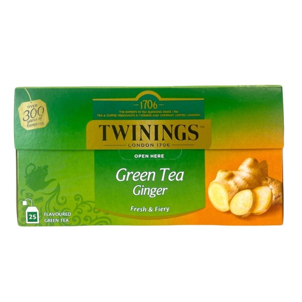 Twinings Groene Thee Green Ginger 25st