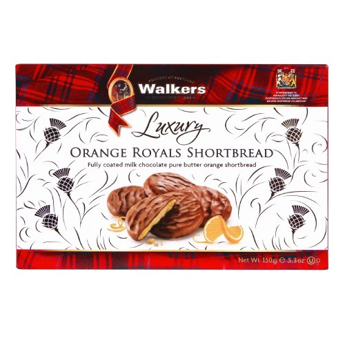 Walkers Fully Coated Milk Chocolate Orange Royal 150g