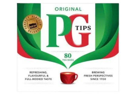 PG Tips  Tea Bags 80s (no pyramid bags)