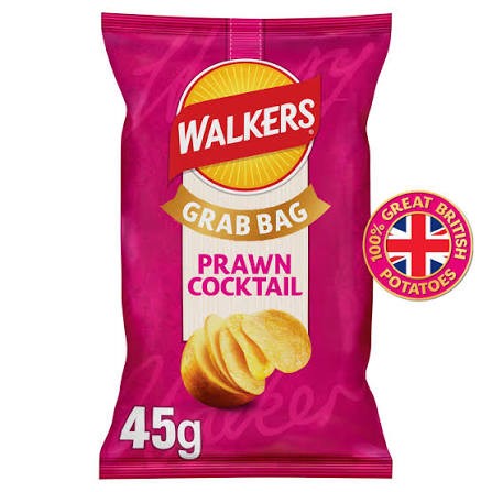Walkers Crisps Prawn Cocktail Grab Bag 45 gr