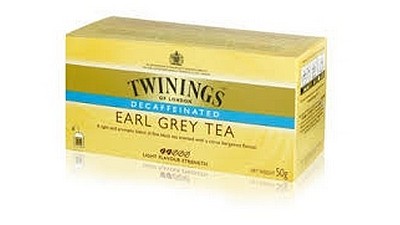 Twinings Zwarte Thee Earl grey decafé 25 st